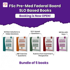 FSc Pre-Med Bundle - SLO based Practice Book Set 2025
