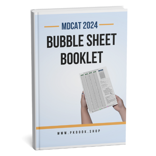 MDCAT 2024 Bubble Sheet Booklet