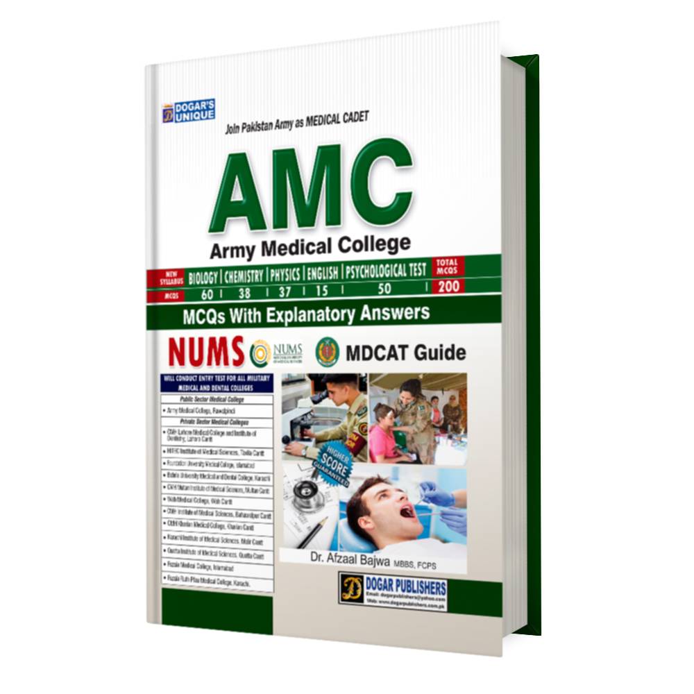 NUMS – AMC MDCAT Entry Test Guide